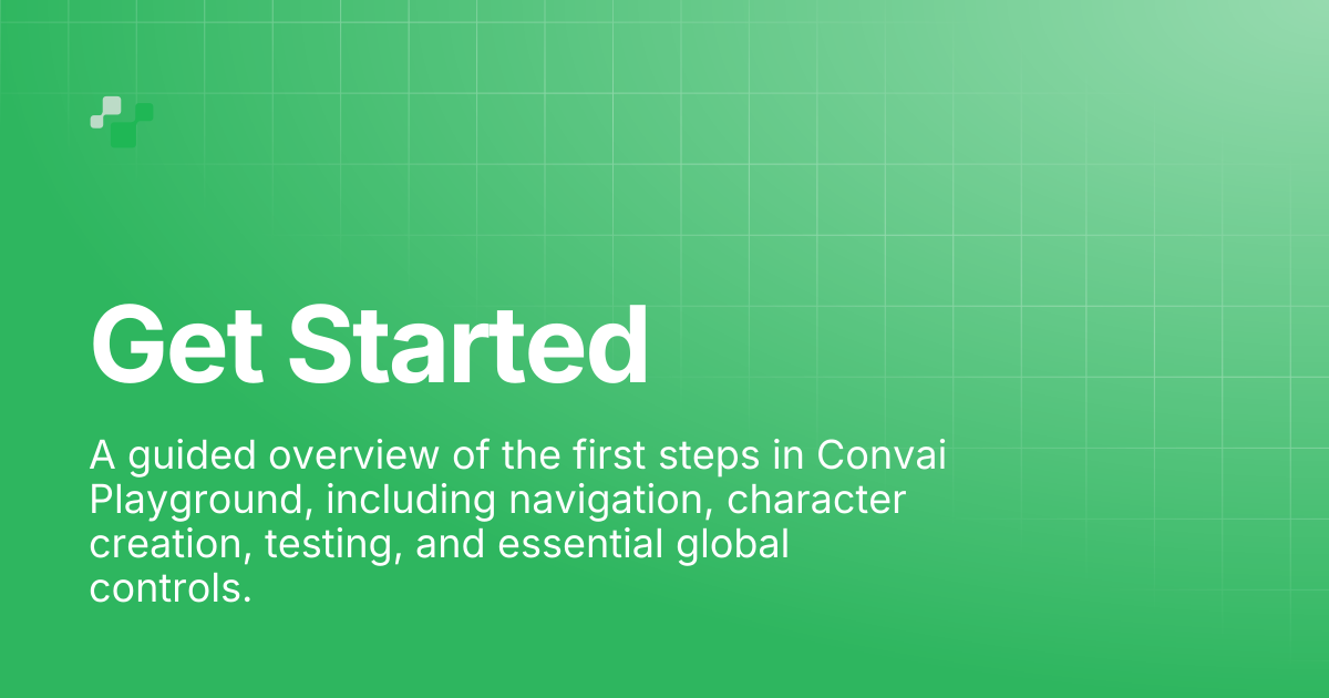 Get Started | Convai Documentation