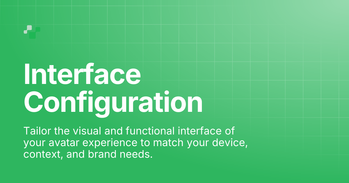 Interface Configuration | Convai Documentation
