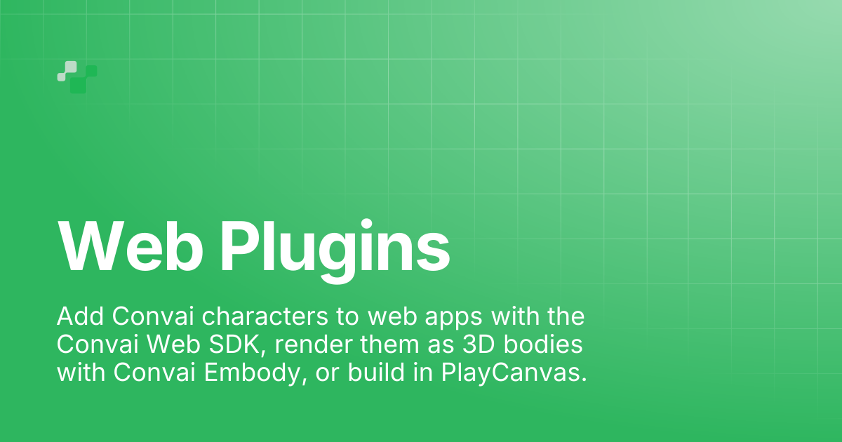 Web Plugins | Convai Documentation