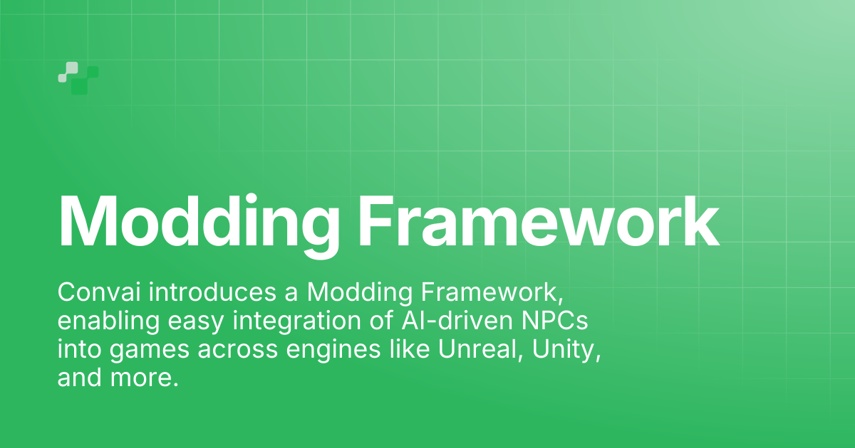 Modding Framework | Convai Documentation