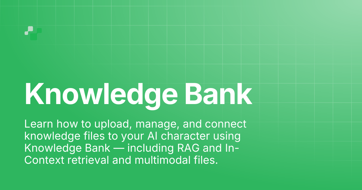 Knowledge Bank | Convai Documentation