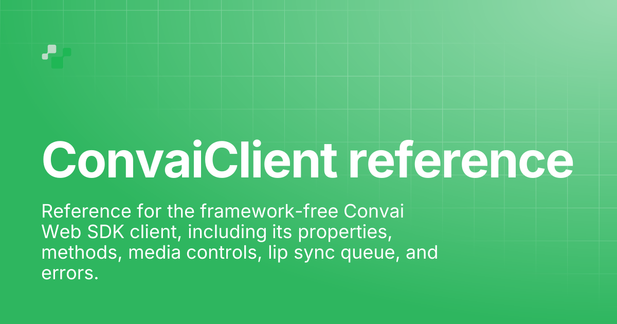 ConvaiClient (Core API) | Convai Documentation