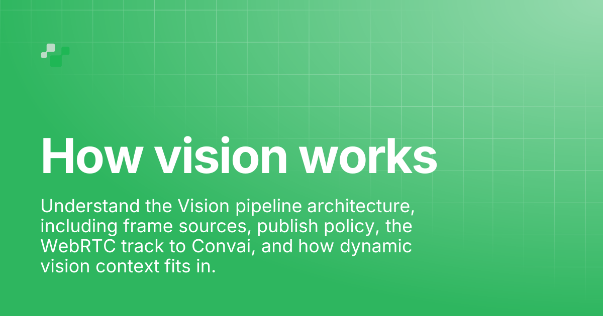 How vision works | Convai Documentation