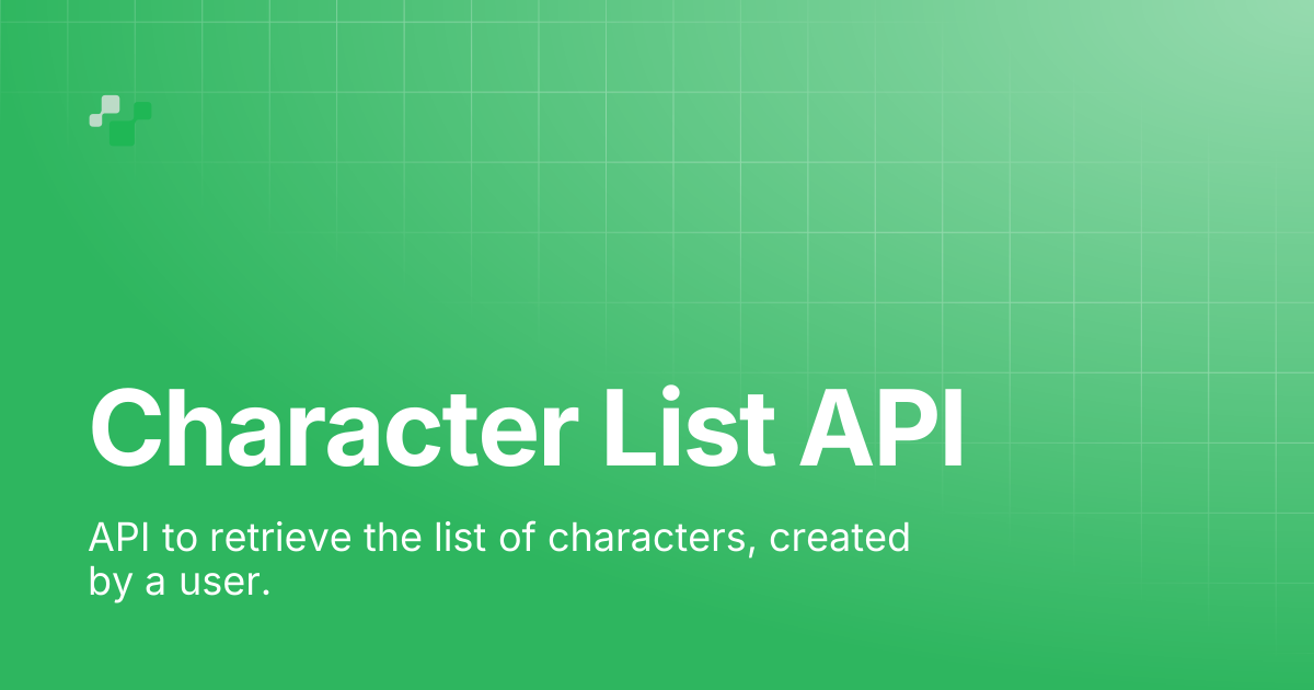 Character List API | Convai Documentation