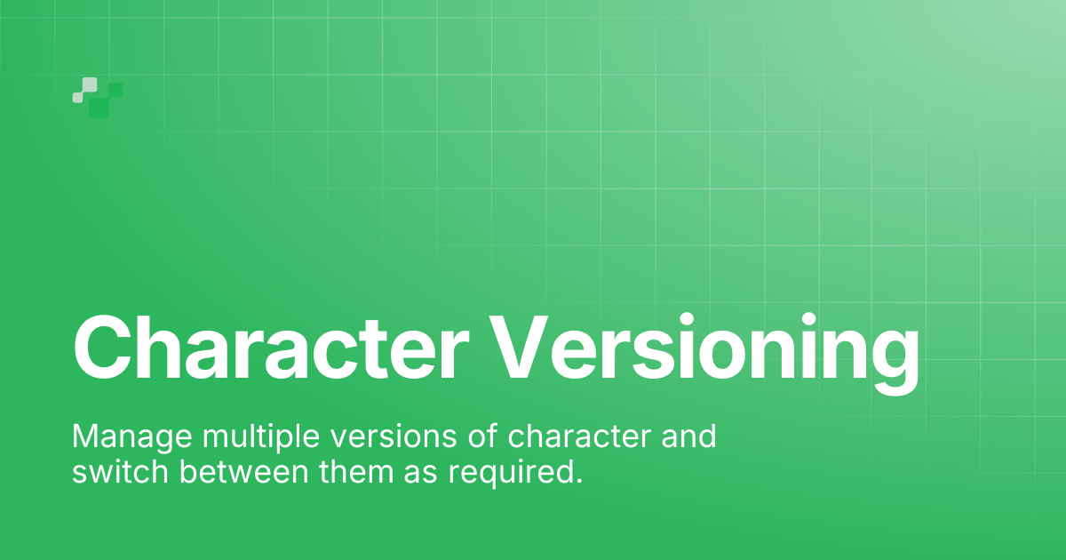 Character Versioning | Convai Documentation